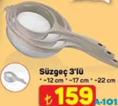 SÜZGEÇ 3'LÜ SÜZGEÇ 3'LÜ